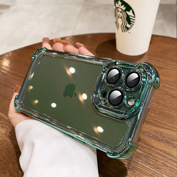 Case Metallic Phone Padded FashionChic