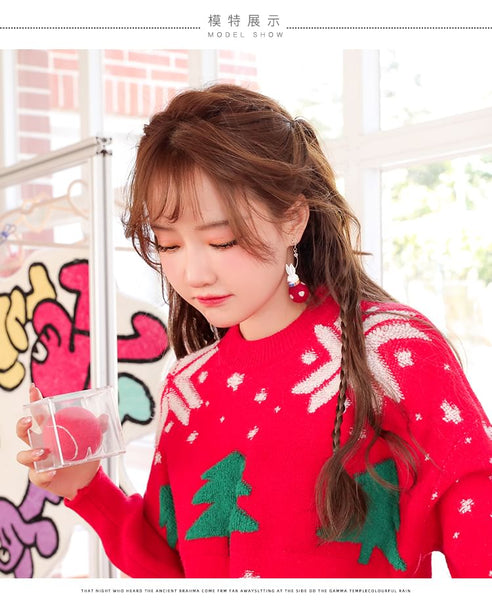 Felt Rabbit Earring Dangle FashionChic