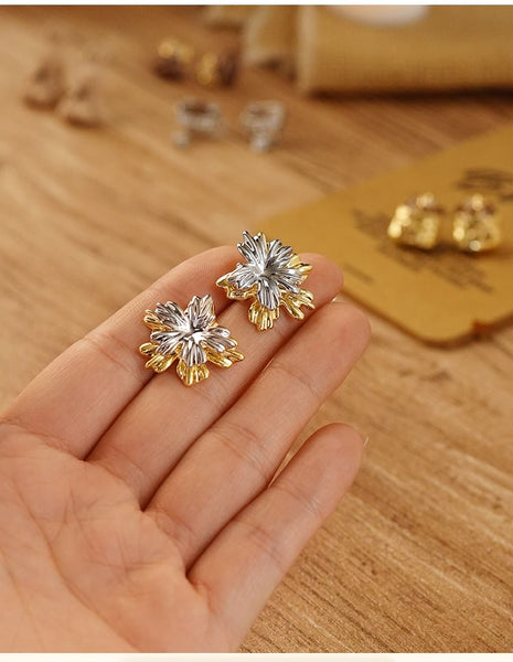 Ear Cuff Jacket Floral Alloy / FashionChic