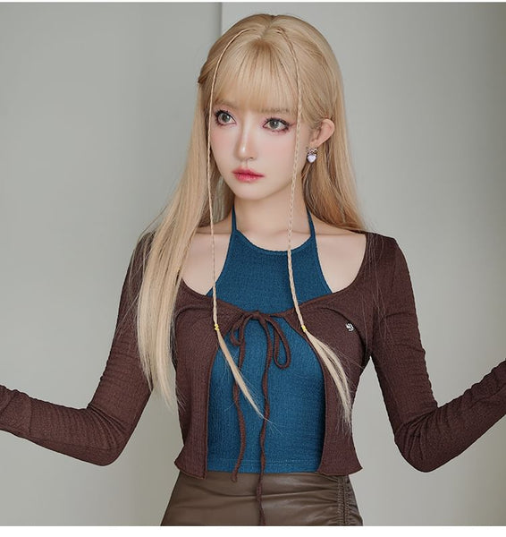 Earring Alloy Heart Bow Drop FashionChic