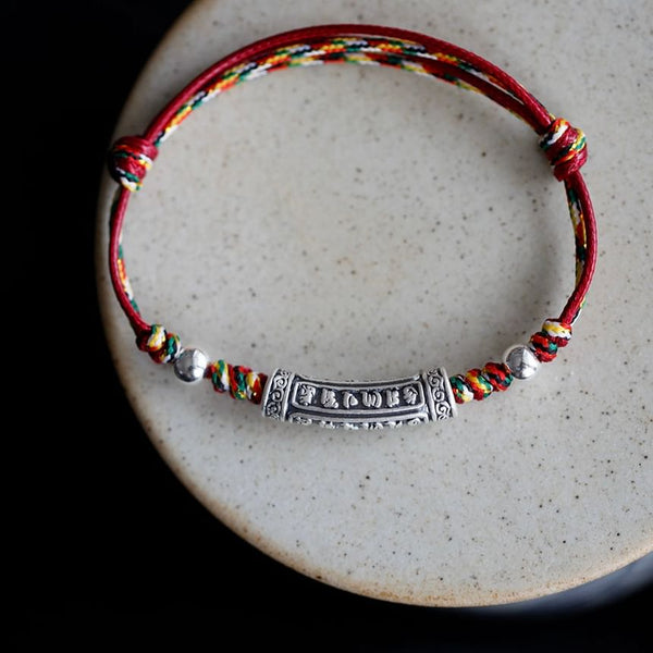 Bracelet (Various Silver Knot Designs) Embossed S999 FashionChic