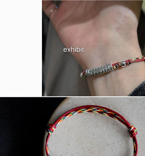 Bracelet (Various Silver Knot Designs) Embossed S999 FashionChic