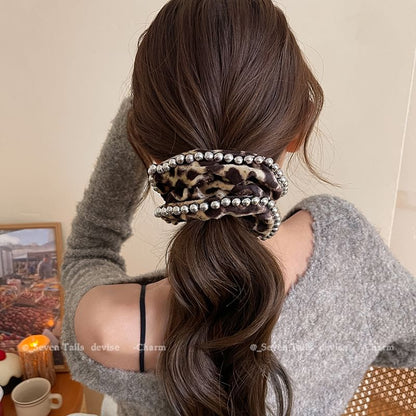 Leopard Scrunchie Hair FashionChic