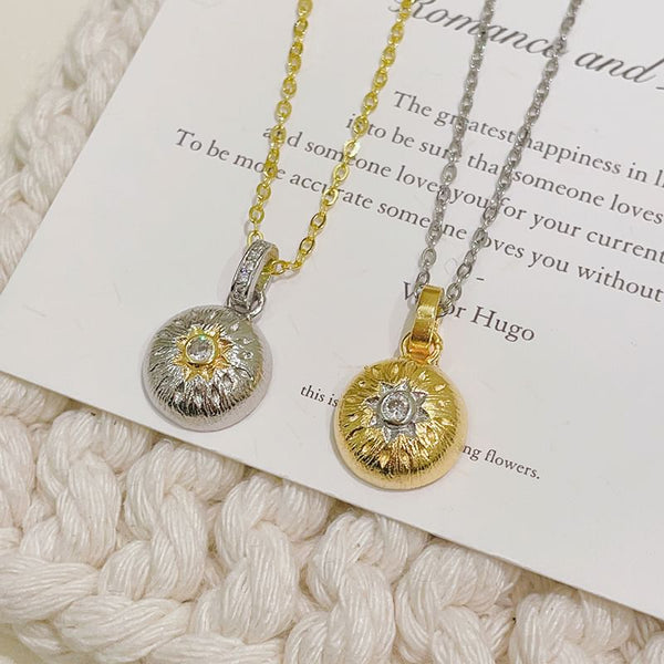 CZ Dome Necklace FashionChic