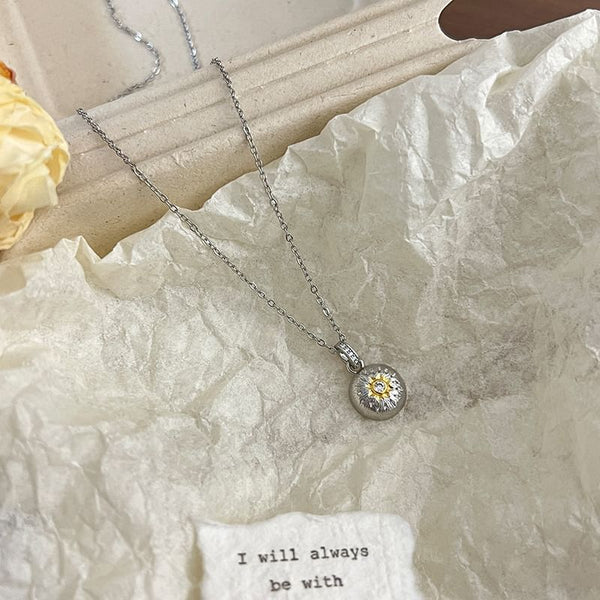 CZ Dome Necklace FashionChic