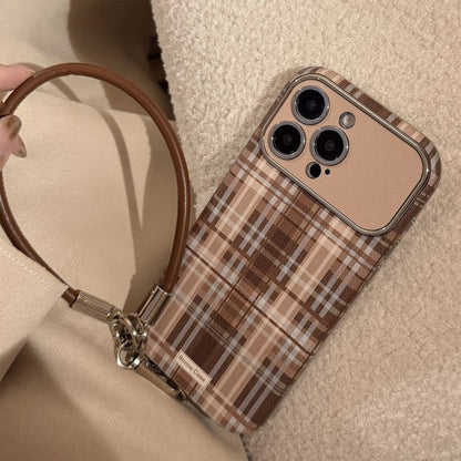 / Phone Set Case Plaid Strap FashionChic