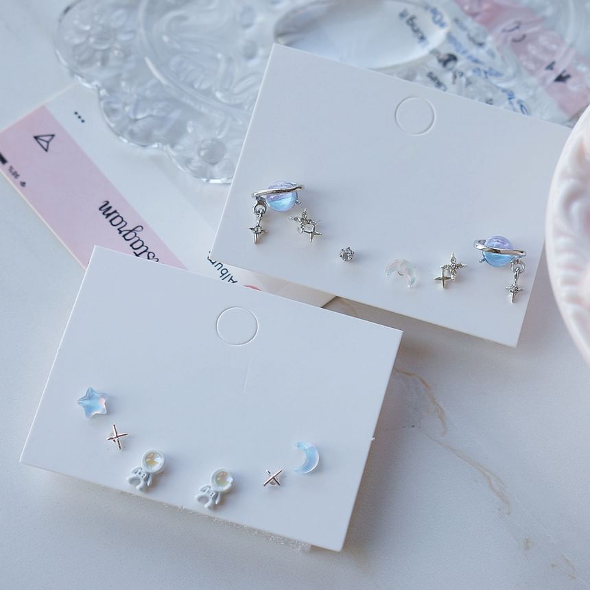3 Pairs: Set of Earring Star FashionChic
