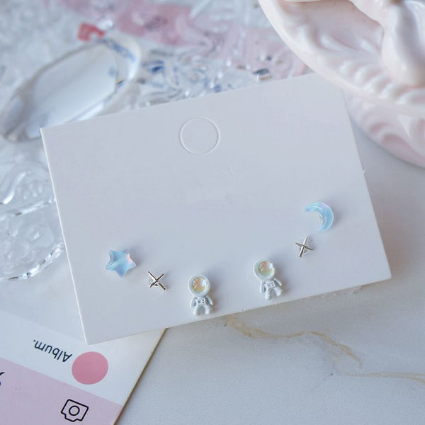 3 Pairs: Set of Earring Star FashionChic