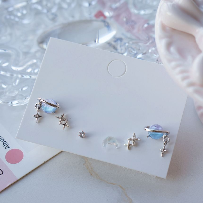 3 Pairs: Set of Earring Star FashionChic