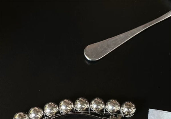 Polished Hair Bead Alloy Clip FashionChic