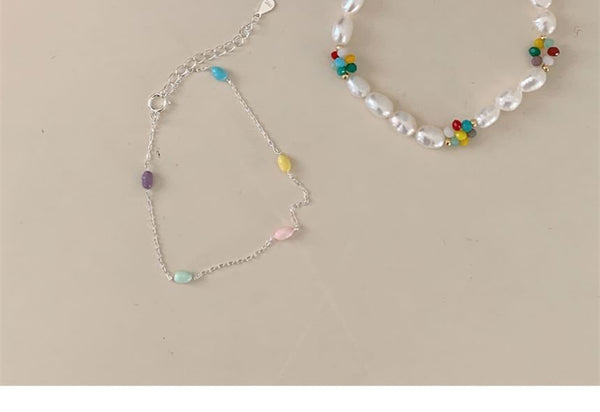 Sterling Silver Pearl / Freshwater S925 Bead Bracelet FashionChic