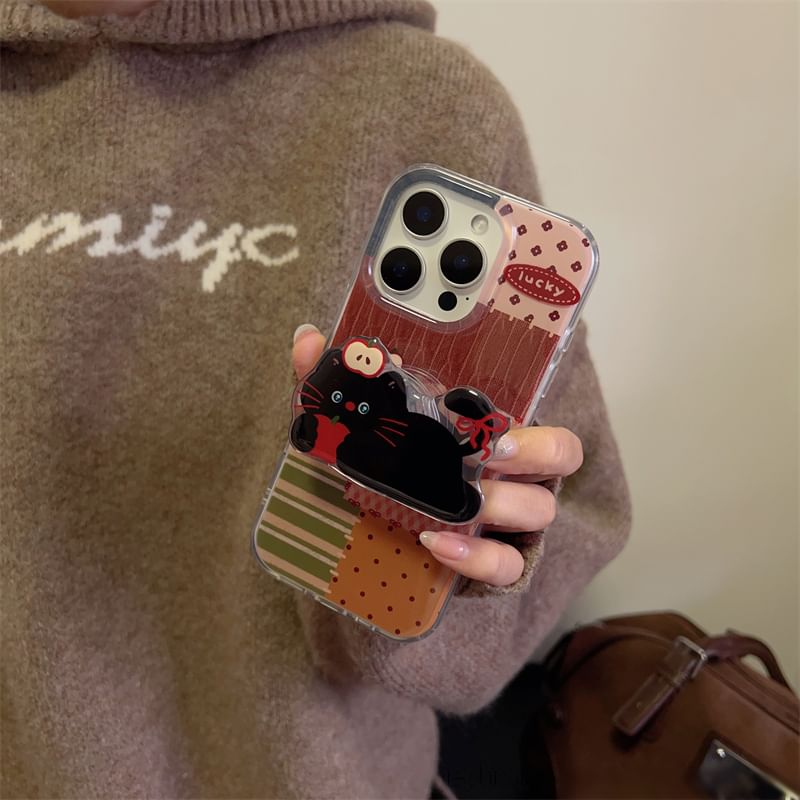 Phone Panel Case Cat Color FashionChic