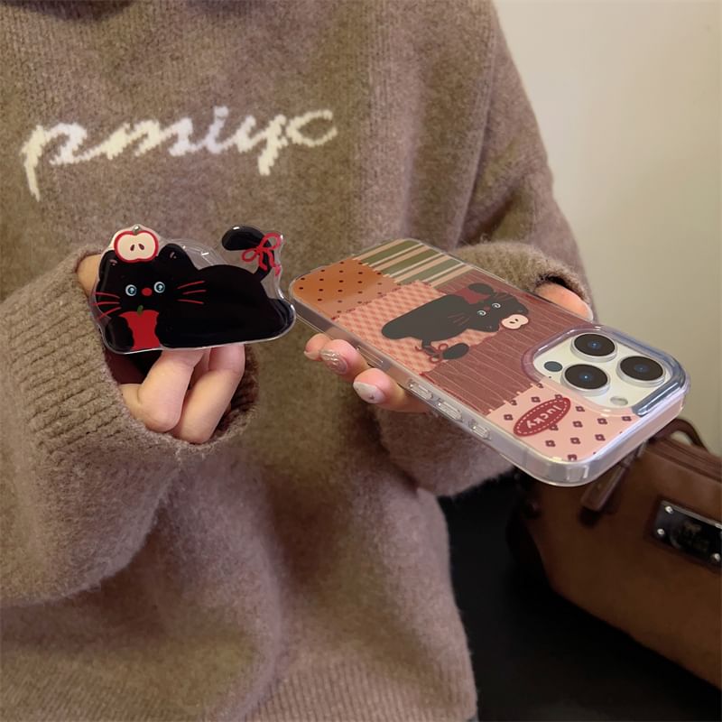 Phone Panel Case Cat Color FashionChic