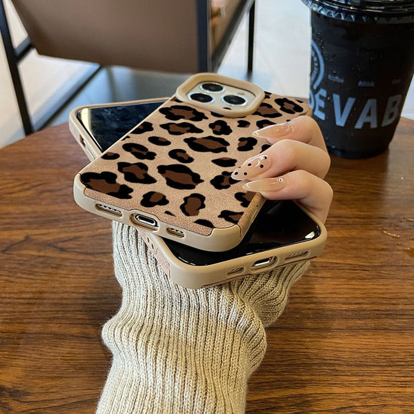 Phone Case Print Leopard FashionChic