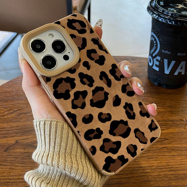Phone Case Print Leopard FashionChic