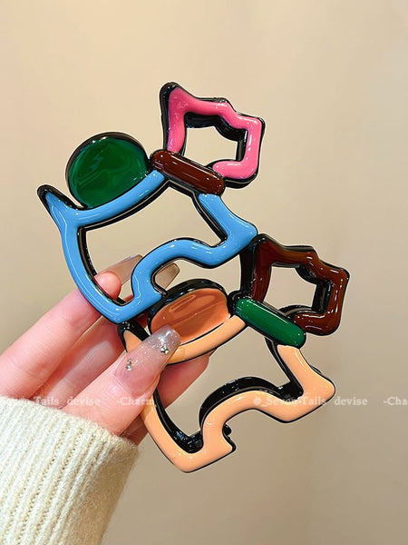 Dog Acrylic Claw Hair Clip FashionChic