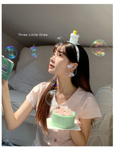 Birthday Cake Dot Polka Headband FashionChic