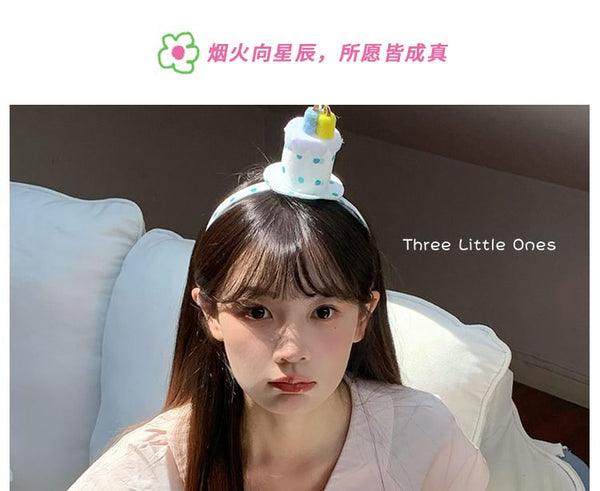Birthday Cake Dot Polka Headband FashionChic