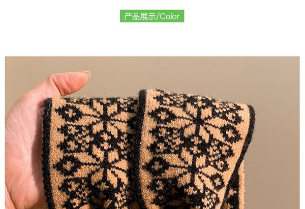 Patterned Knitted Headband FashionChic