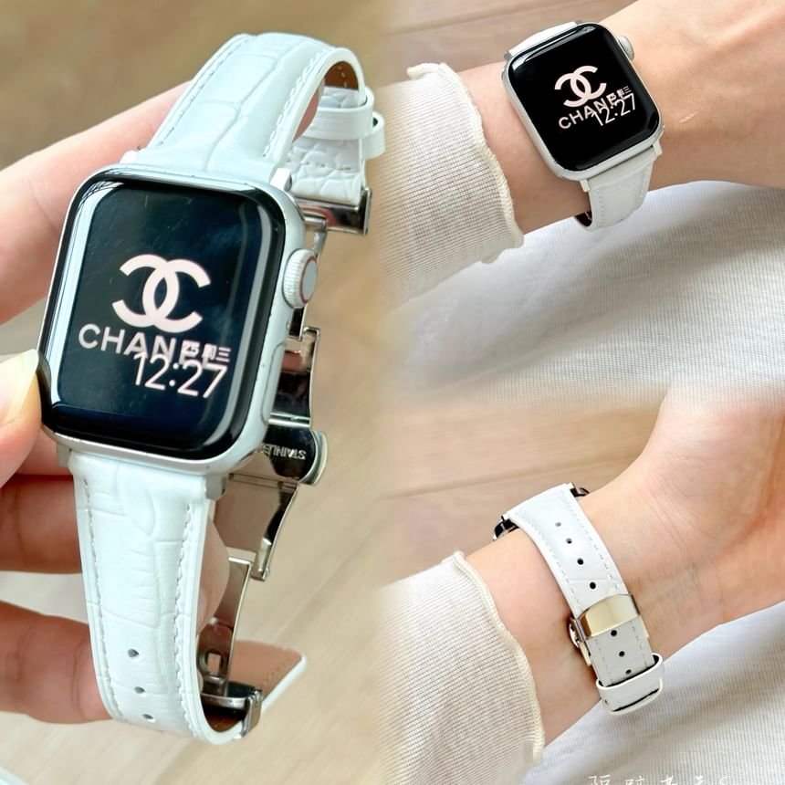 Genuine Watch Apple Band Leather FashionChic