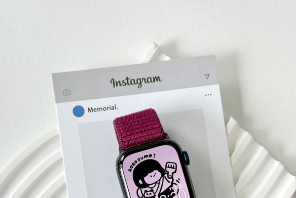 Adhesive Nylon Apple Watch Self Band FashionChic