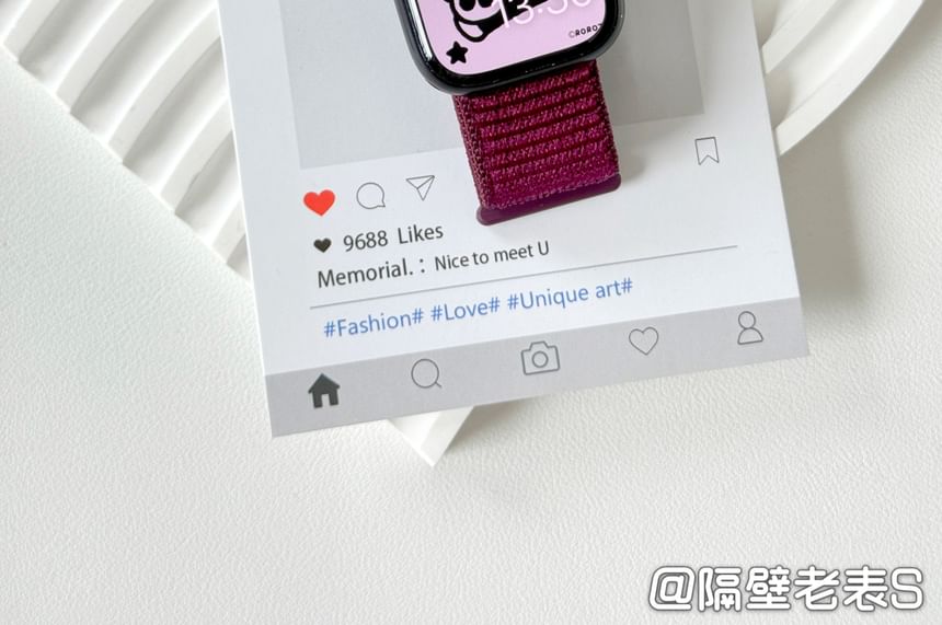 Adhesive Nylon Apple Watch Self Band FashionChic