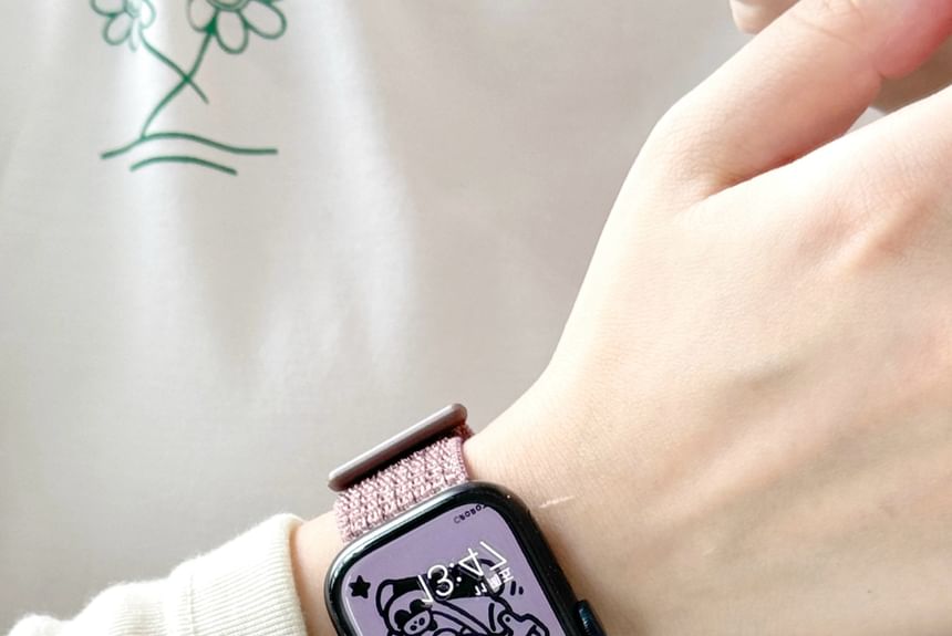 Adhesive Nylon Apple Watch Self Band FashionChic