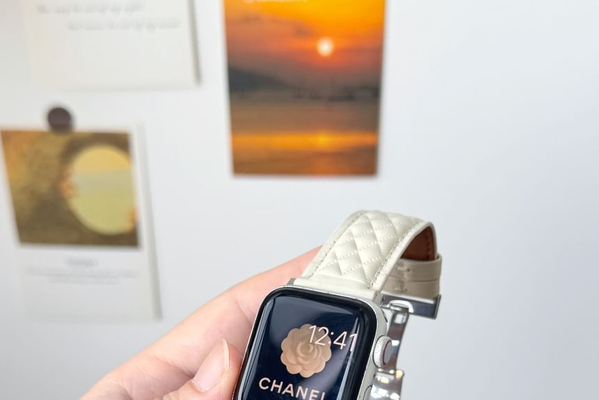 Band Genuine Leather Watch Apple FashionChic