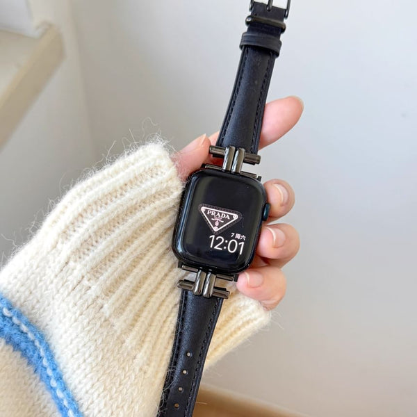 Band Apple Leather Genuine Watch FashionChic