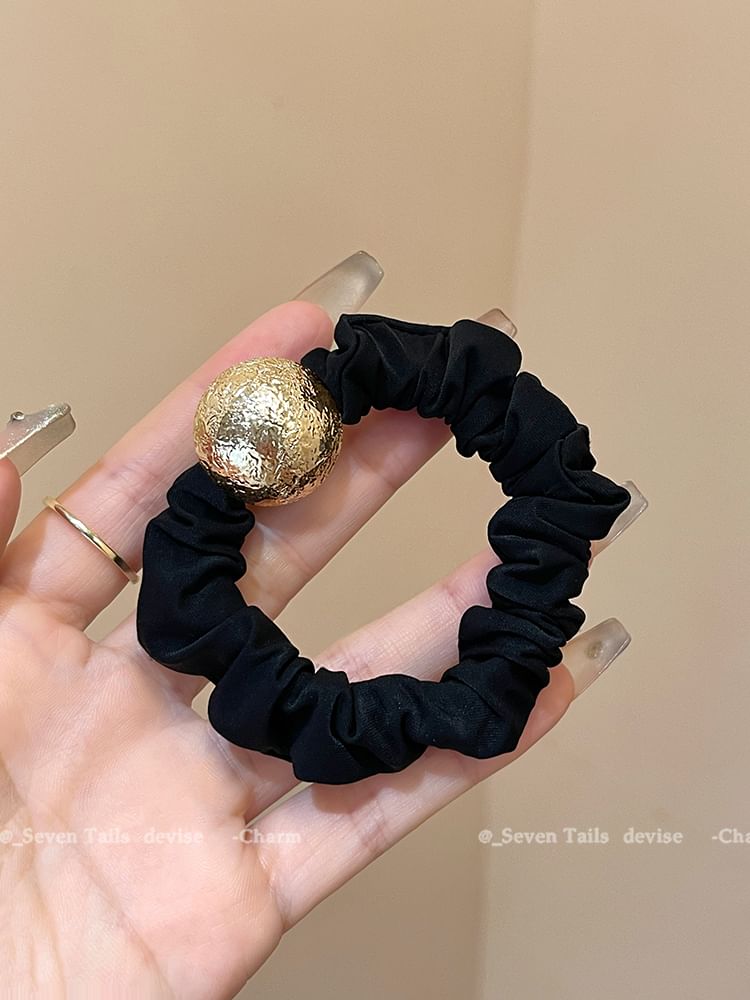 Tie Velvet Bead Hair FashionChic