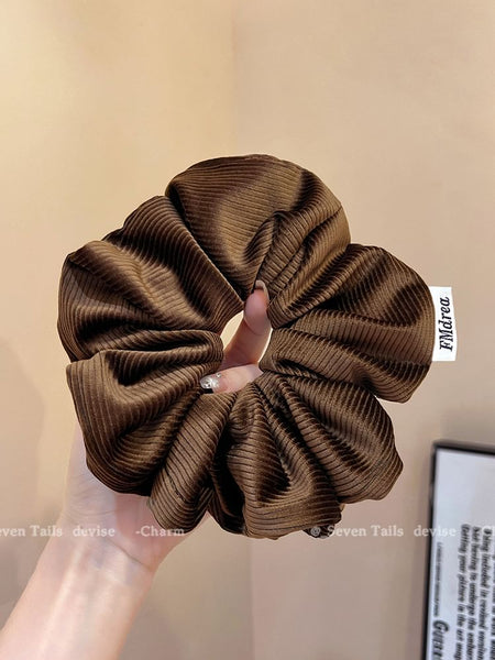 Label Scrunchie Lettering FashionChic