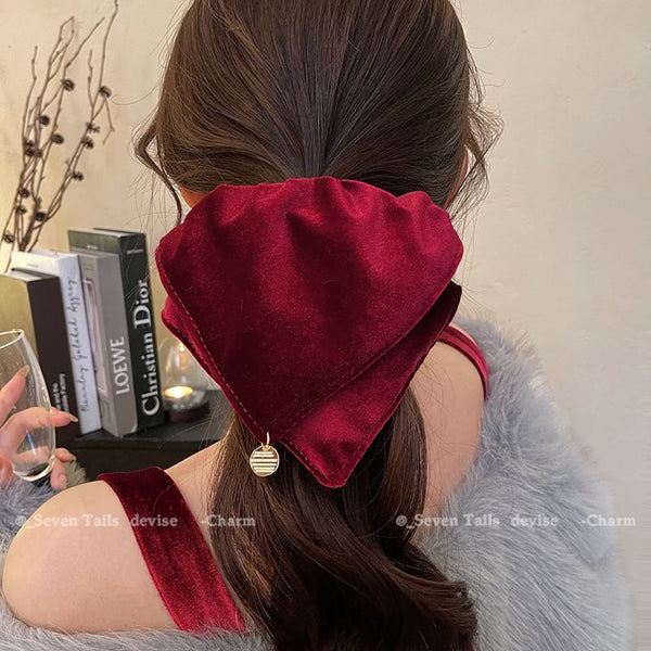 Velvet Tie Hair FashionChic