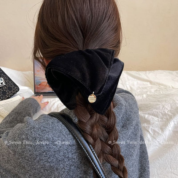 Velvet Tie Hair FashionChic