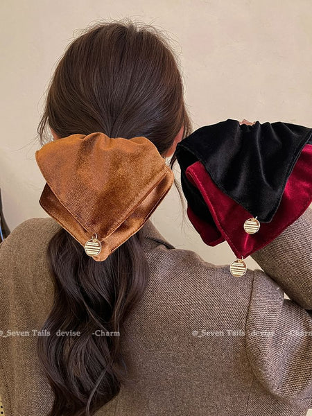 Velvet Tie Hair FashionChic