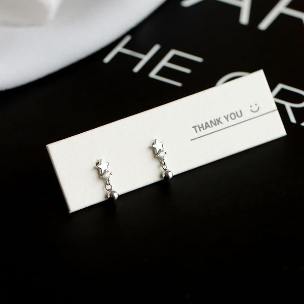 Cuff Star Huggie Sterling Earring S925 Ear / Silver FashionChic