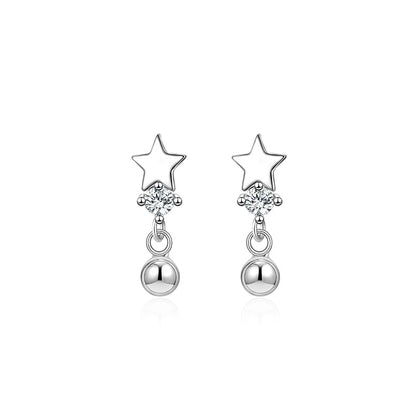 Cuff Star Huggie Sterling Earring S925 Ear / Silver FashionChic