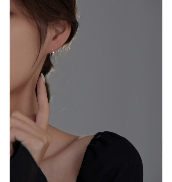 Cuff Star Huggie Sterling Earring S925 Ear / Silver FashionChic