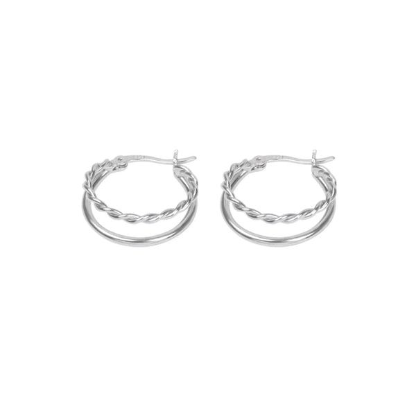 Alloy Earring Layered Hoop FashionChic