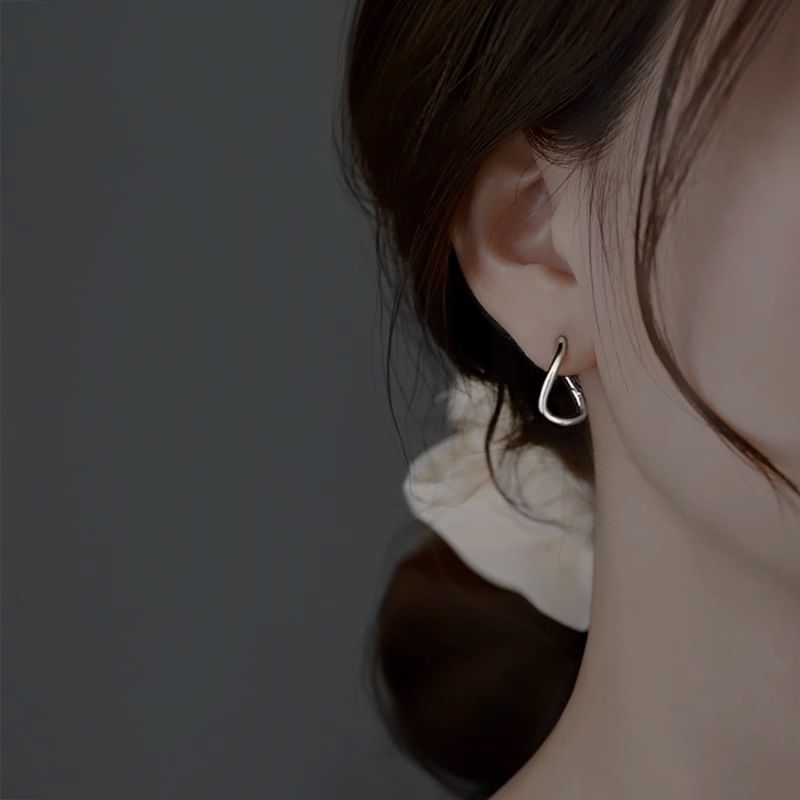 Earring Irregular Hoop Alloy FashionChic