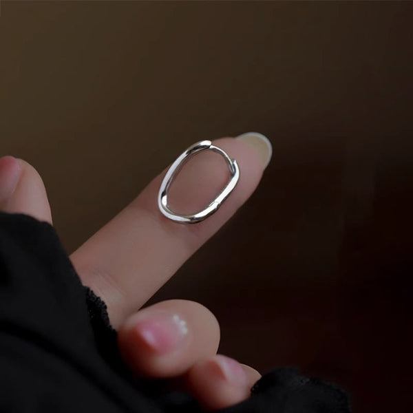 Earring Irregular Hoop Alloy FashionChic