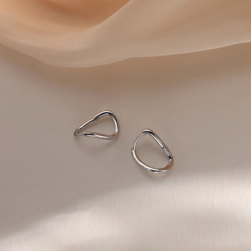 Earring Irregular Hoop Alloy FashionChic