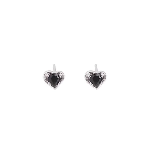 Earring Stud Rhinestone Heart Alloy FashionChic