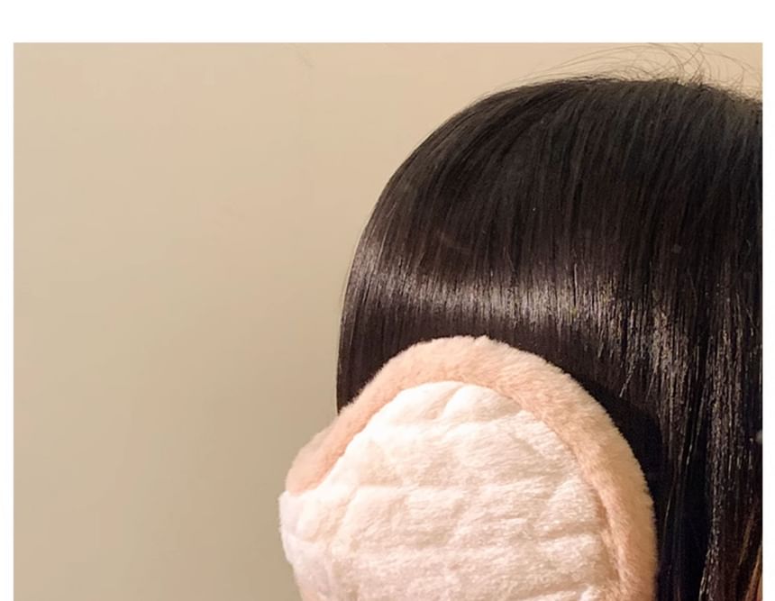 Trim Earmuffs Fluffy Contrast FashionChic