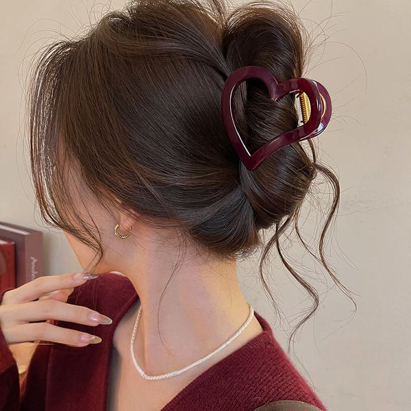 Heart Claw Hair Plain FashionChic