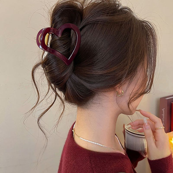 Heart Claw Hair Plain FashionChic