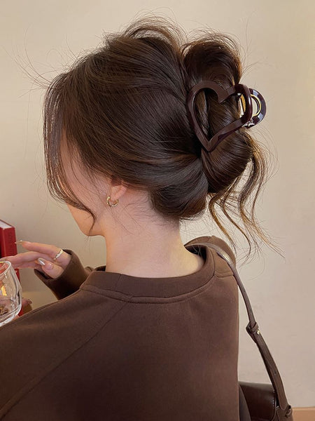 Heart Claw Hair Plain FashionChic