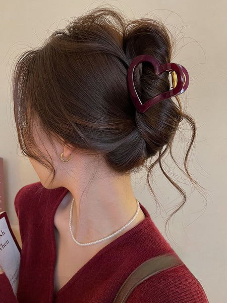 Heart Claw Hair Plain FashionChic