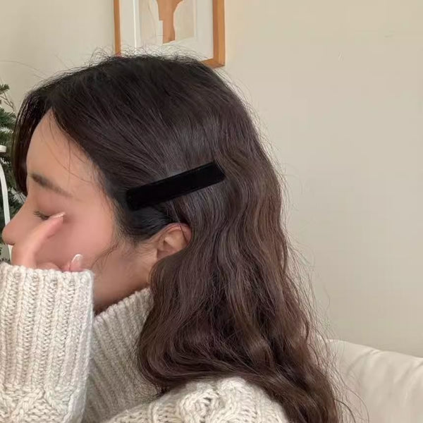 Velvet Hair Plain Clip FashionChic