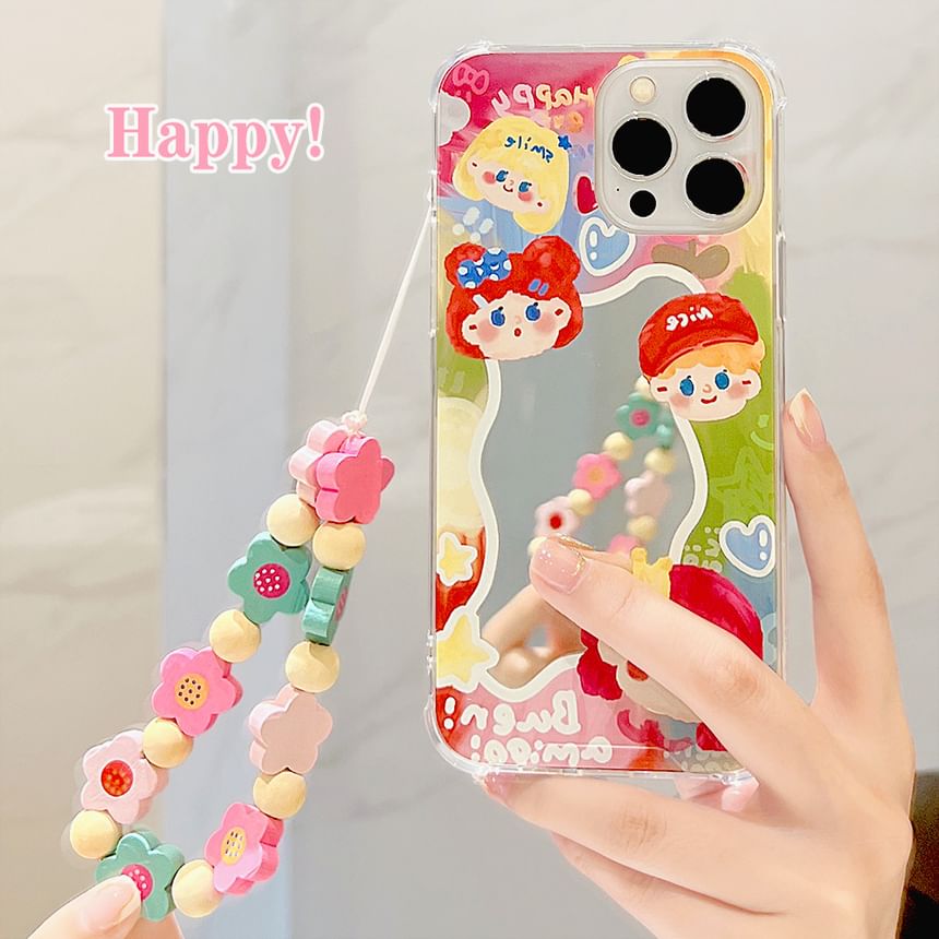 Case Cartoon Mirrored Phone FashionChic