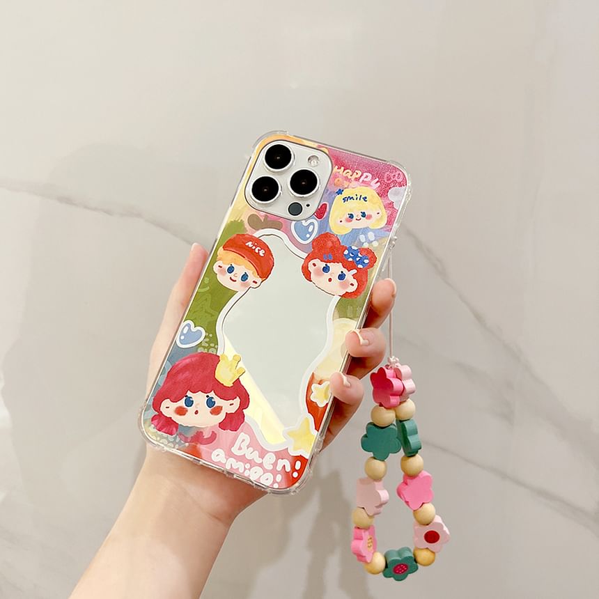 Case Cartoon Mirrored Phone FashionChic